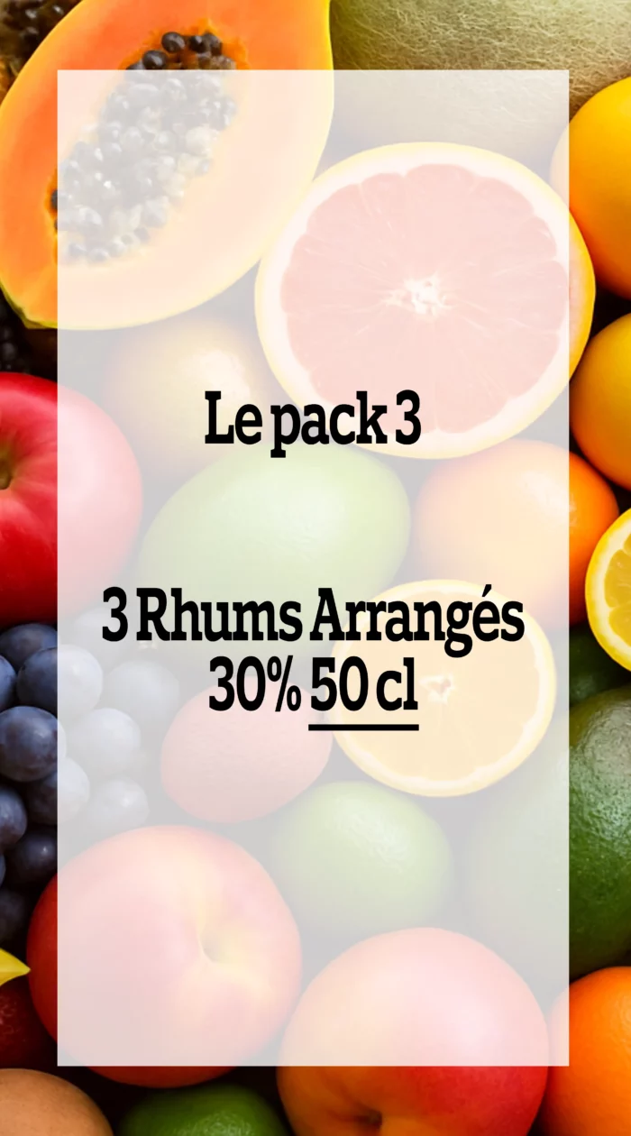 Le Pack rhum arrangé n° 3