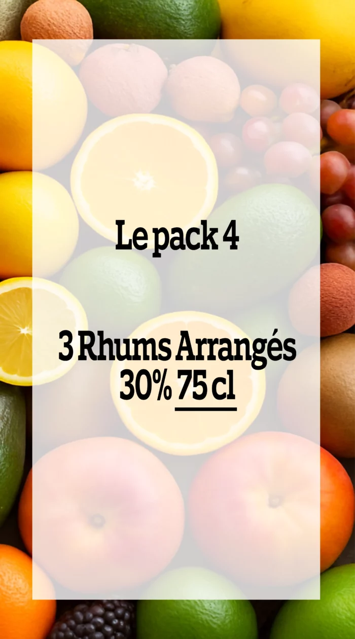 Le Pack rhum arrangé n° 4
